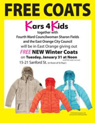 Kars4Kids car donation coat giveaway flyer